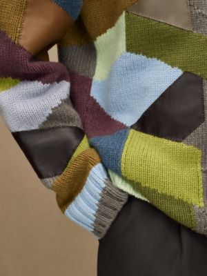 タートルネックニット ニューミックス＆パッチ カシミヤ, イメージ: 着用例, worn, ビュー5の5