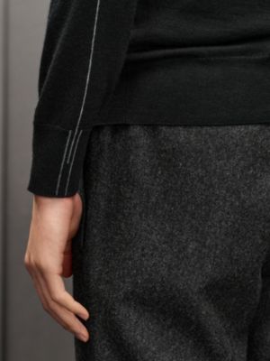 Jersey con cuello redondo "H Étrivière", Vista: Ver artículo puesto, worn, vista 2 de 7
