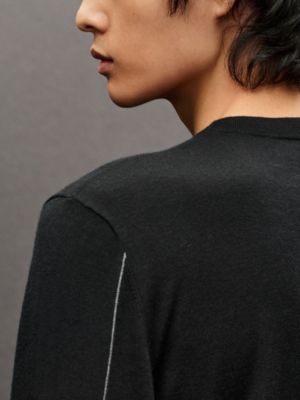 Jersey con cuello redondo "H Étrivière", Vista: Ver artículo puesto, worn, vista 4 de 7