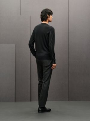 Jersey con cuello redondo "H Étrivière", Vista: Ver artículo puesto, worn, vista 5 de 7