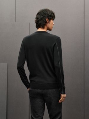 Jersey con cuello redondo "H Étrivière", Vista: Ver artículo puesto, worn, vista 7 de 7