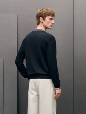 "Rayures & twist" crewneck sweater, View: Worn, worn, view 5 of 5