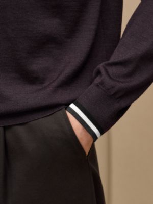 Pull col rond «&nbsp;rayures & twist&nbsp;», Vue: Vue portée, worn, vue 3 sur 5