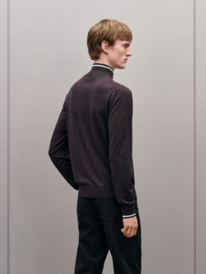 "Rayures & twist" zipped jacket, View: Worn, worn, view 5 of 5