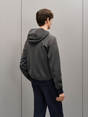 "H Golf" reversible zipped jacket, View: Worn, worn, view 4 of 8