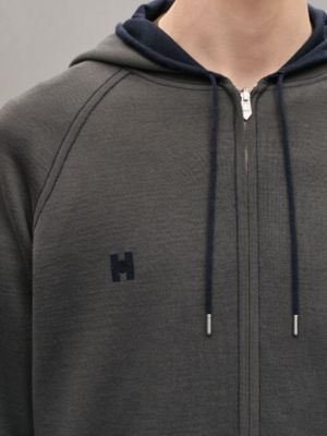 "H Golf" reversible zipped jacket, View: Worn, worn, view 6 of 8