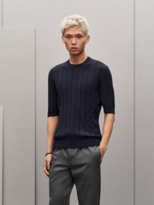 "Cotes et Maillons"圓領套頭衫, 檢視: 佩戴, worn, 檢視共2張圖片的第5張