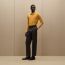 "Cotes et Maillons" polo shirt, cumin