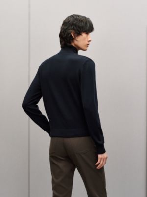 “Devant cuir” 지퍼 재킷, 보기: 이미지: 제품 착용 이미지, worn, 4개 중 6번째 보기