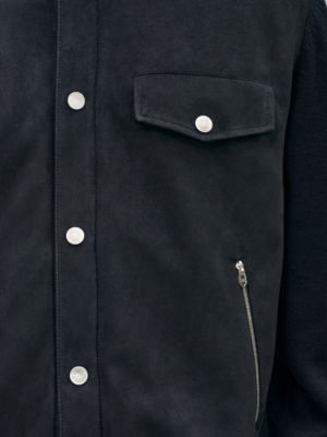 "Devant cuir" buttoned jacket, View: front, front, view 6 of 6
