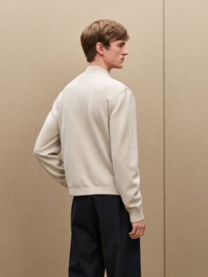 "Devant cuir" buttoned jacket, View: Worn, worn, view 4 of 7