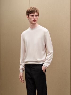 “Detail H” 울 크루넥 스웨터, 보기: 이미지: 제품 착용 이미지, worn, 2개 중 5번째 보기