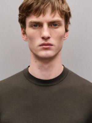 Pull col rond «&nbsp;Détail H&nbsp;» en laine, Vue: Vue portée, worn, vue 4 sur 5