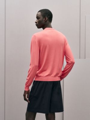 Pull col rond «&nbsp;Détail H&nbsp;» en laine, Vue: Vue portée, worn, vue 3 sur 5