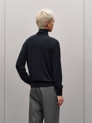 "Detail H" turtleneck s wool weater, View: Worn, worn, view 3 of 5