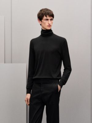 “Detail H” 울 터틀넥 스웨터, 보기: 이미지: 제품 착용 이미지, worn, 2개 중 5번째 보기