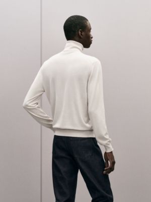 "Detail H" turtleneck s wool weater, View: Worn, worn, view 3 of 5