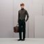 "Detail H" turtleneck sweater, taupe