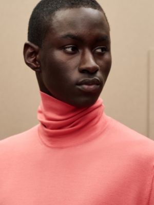 "Detail H" turtleneck s wool weater, View: Worn, worn, view 4 of 5