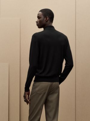 Polohemd "Détail H" aus Wolle, Ansicht: Getragene Ansicht, worn, Ansicht 3 von 5