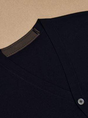 Cardigã em lã com botões "Détail H", Exibir: frente, front, visualizar 5 de 5