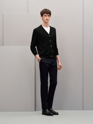 "Detail H" buttoned wool cardigan