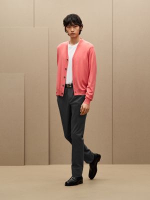 "Detail H" buttoned wool cardigan