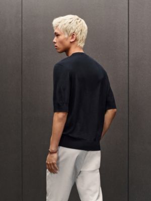 "Mors Integral"羊毛圓領套頭衫, 檢視: 佩戴, worn, 檢視共3張圖片的第5張