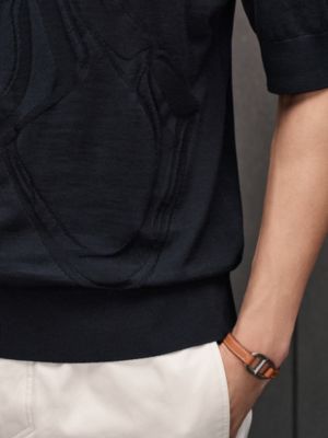 "Mors Integral"羊毛圓領套頭衫, 檢視: 佩戴, worn, 檢視共5張圖片的第5張
