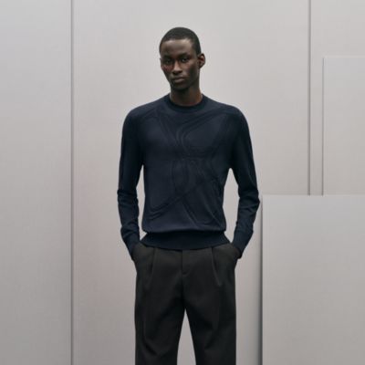 Hermès men's cashmere and wool knitwear | Hermès USA