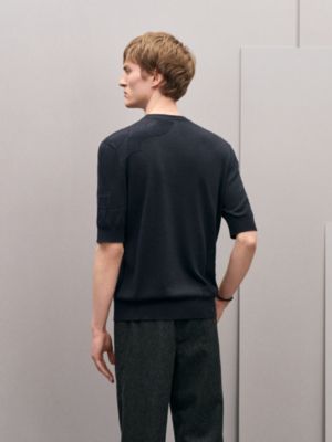 Jersey con cuello redondo "maillon puzzle", Vista: Ver artículo puesto, worn, vista 3 de 5
