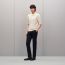 "Maillon puzzle" crewneck sweater, quartz