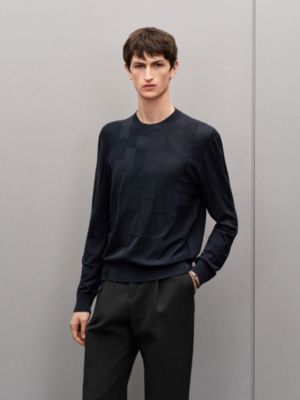 "Maillon puzzle" crewneck sweater, View: Worn, worn, view 2 of 5