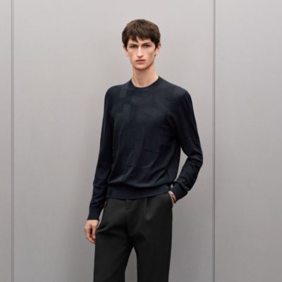 Hermès men's cashmere and wool knitwear | Hermès USA