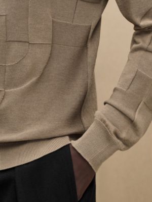 Jersey con cuello redondo "maillon puzzle", Vista: Ver artículo puesto, worn, vista 5 de 5