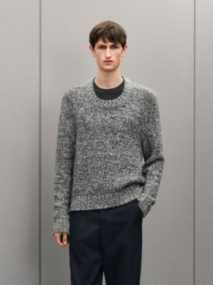 "Tweed" crewneck sweater, View: Worn, worn, view 2 of 5