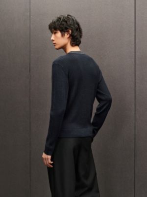 "Detail Etriviere Alpaga" crewneck sweater, View: Worn, worn, view 3 of 5