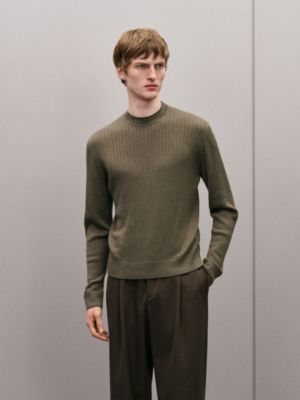 ラウンドネックニット 《デタイユ・エトリヴィエール》, イメージ: 着用例, worn, ビュー2の5