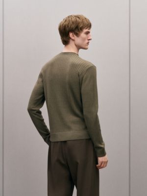 ラウンドネックニット 《デタイユ・エトリヴィエール》, イメージ: 着用例, worn, ビュー3の5