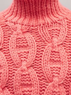"Chaine d'Ancre d'Hiver" turtleneck cashmere sweater, View: front, front, view 6 of 6