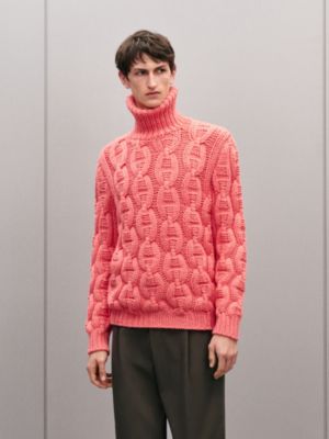 "Chaine d'Ancre d'Hiver" turtleneck cashmere sweater, View: Worn, worn, view 2 of 6