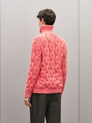 "Chaine d'Ancre d'Hiver" turtleneck cashmere sweater, View: Worn, worn, view 3 of 6
