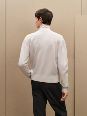 "Fleurs et flous" cashmere cardigan, View: Worn, worn, view 4 of 7