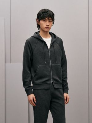 Sudadera con capucha y aplique en piel "H Golf Signature", Vista: Ver artículo puesto, worn, vista 2 de 5