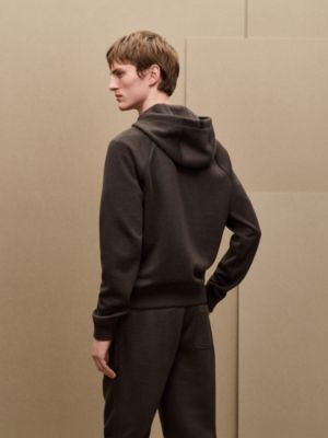 Sweat à capuche patch cuir «&nbsp;H Golf Signature&nbsp;», Vue: Vue portée, worn, vue 3 sur 5