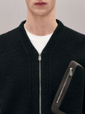 ジップアップ・カーディガン テディ, イメージ: 着用例, worn, ビュー4の5