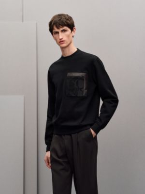 "Eperon d'Or en Perspective" crewneck sweater, View: Worn, worn, view 2 of 5