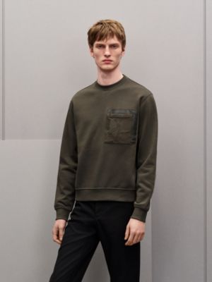 Sweat col rond patch «&nbsp;Eperon d'Or en Perspective&nbsp;», Vue: Vue portée, worn, vue 2 sur 5