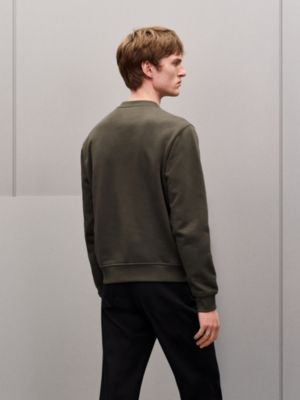 Sweat col rond patch «&nbsp;Eperon d'Or en Perspective&nbsp;», Vue: Vue portée, worn, vue 3 sur 5