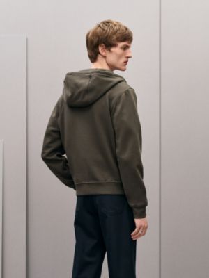 Sweat à capuche zippé patch «&nbsp;Eperon d'Or en Perspective&nbsp;», Vue: Vue portée, worn, vue 3 sur 5